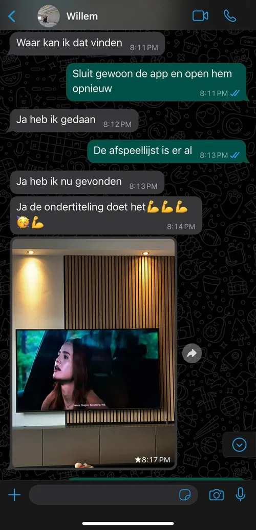 Testimonial from Feedback from willem